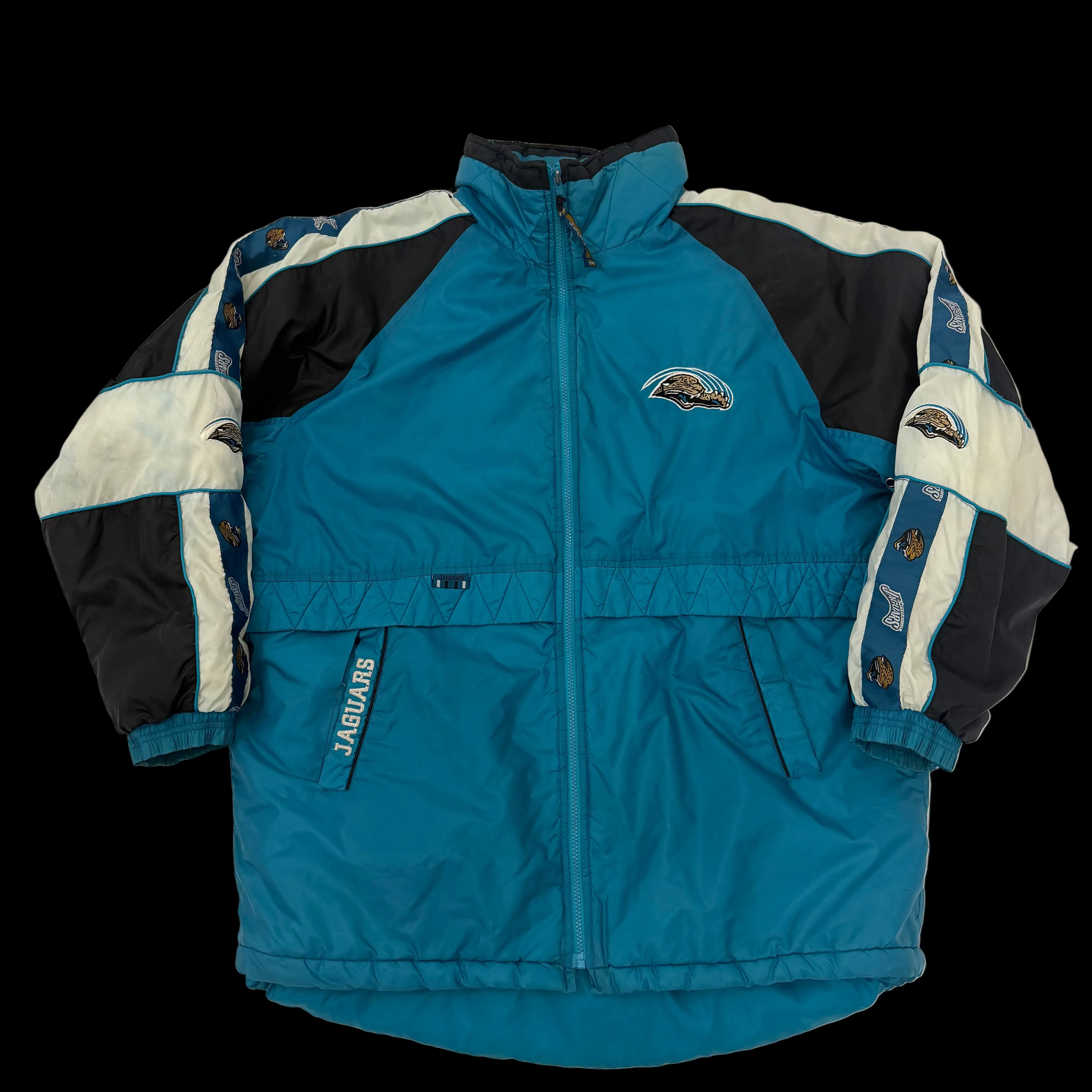 Vintage 90's GameDay NFL “Turbo Zone” Puffer Jacket – Duval