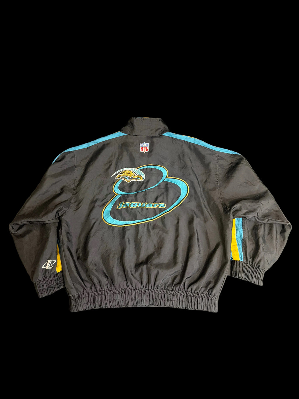 Vintage 90's Logo Athletic Pro Line Authentic Jacksonville Jaguars full-zip windbreaker