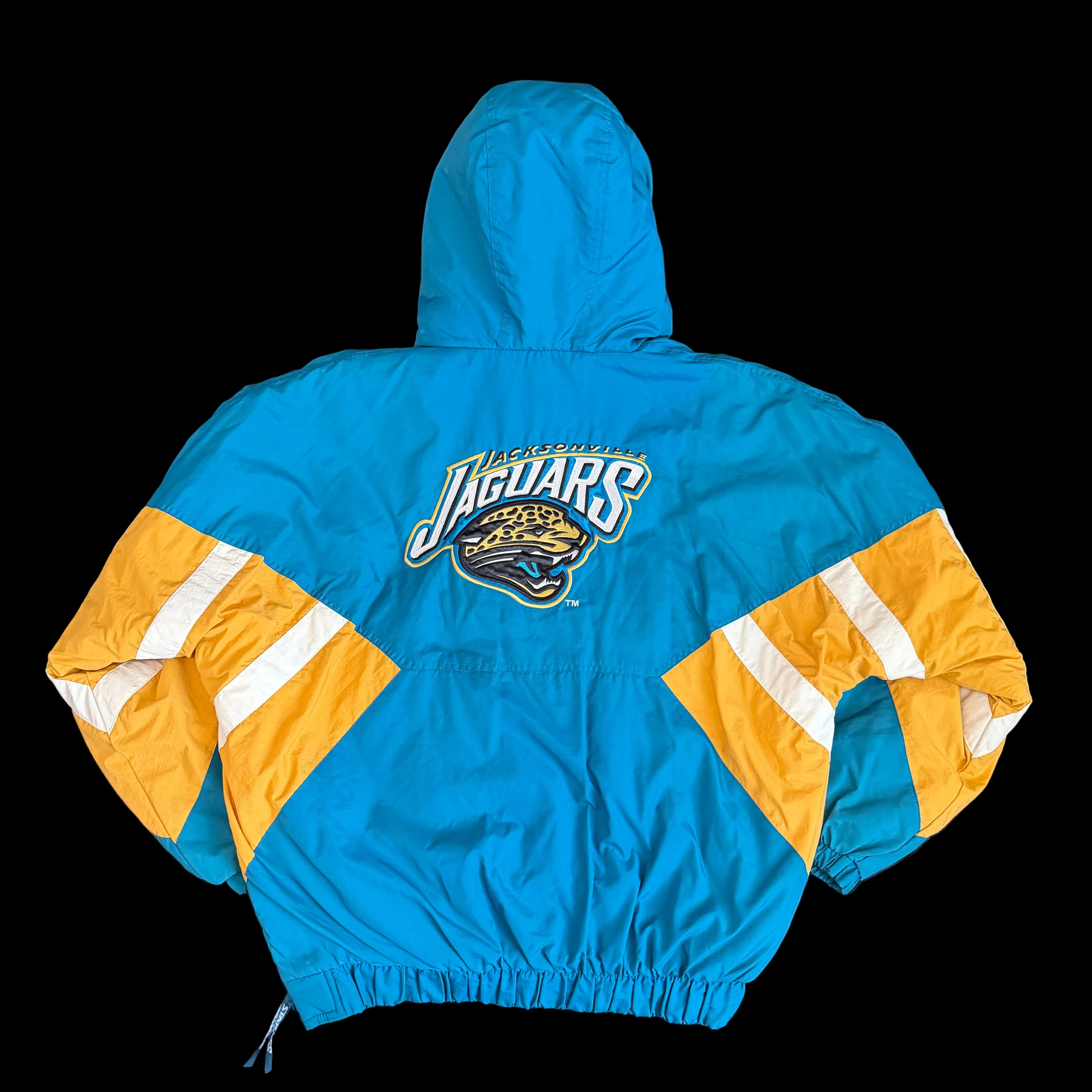 Vintage 90s Jacksonville Jaguars Starter NFL Pro Line Hooded Pullover Jacket