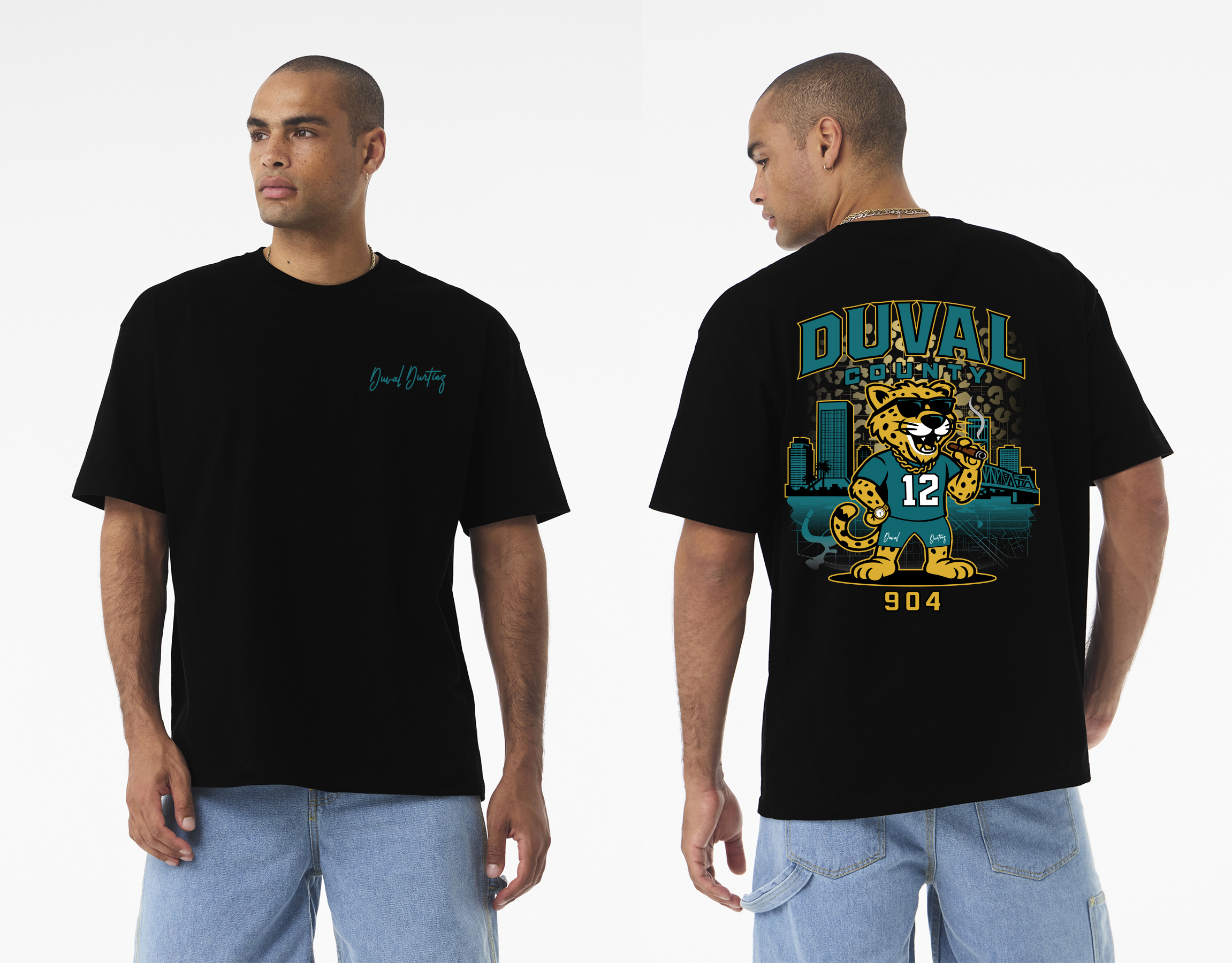 Jackson' From The Ville' Oversized Tee