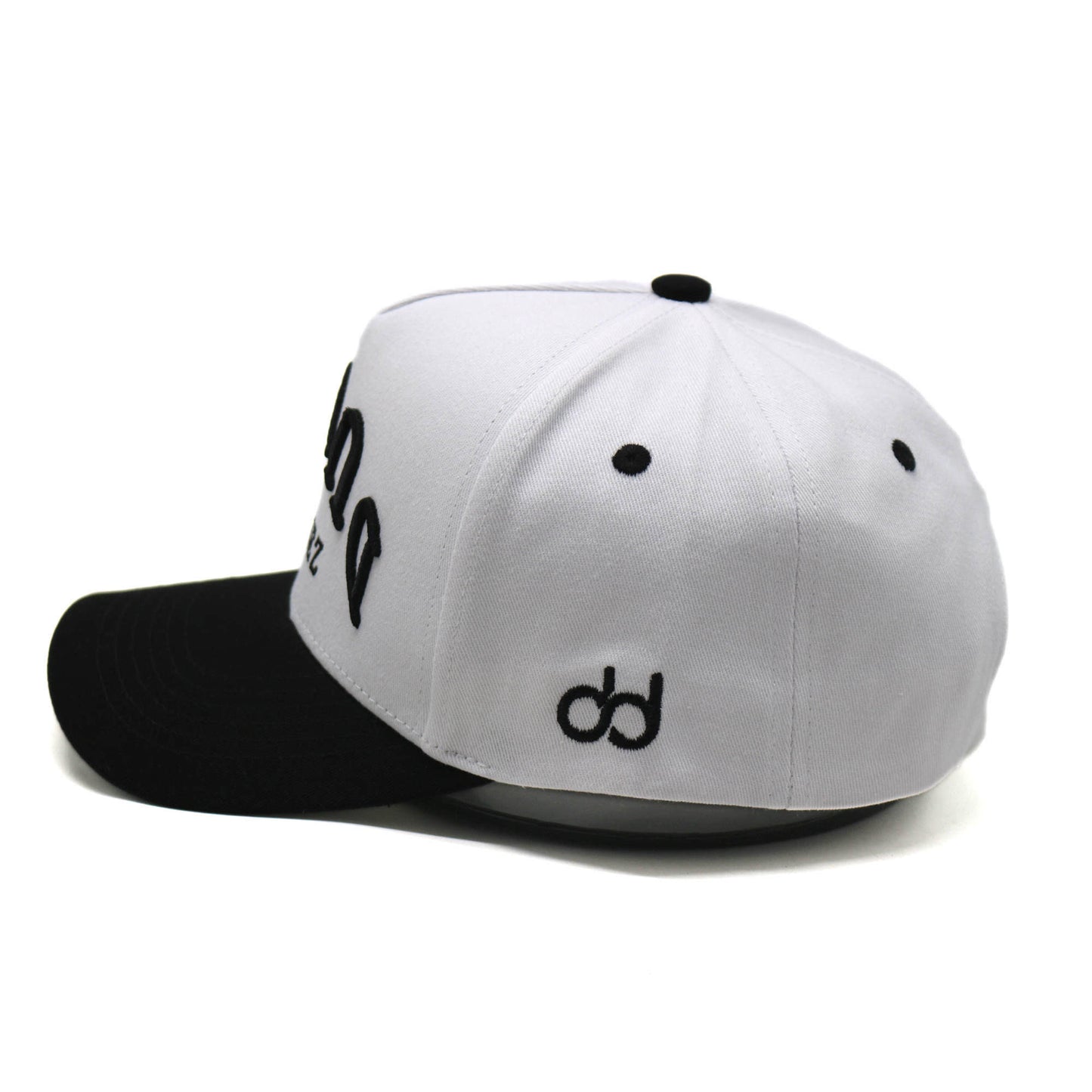 **Limited Edition** Duval Durtiez Flipped Classic 5-Panel Essential Snapback Hat (White/Black)