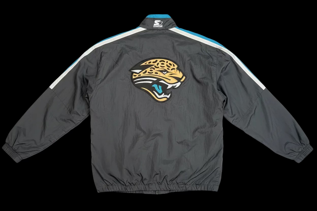 Vintage 90s Starter Jacksonville Jaguars Starter Full Zip Windbreaker Jacket