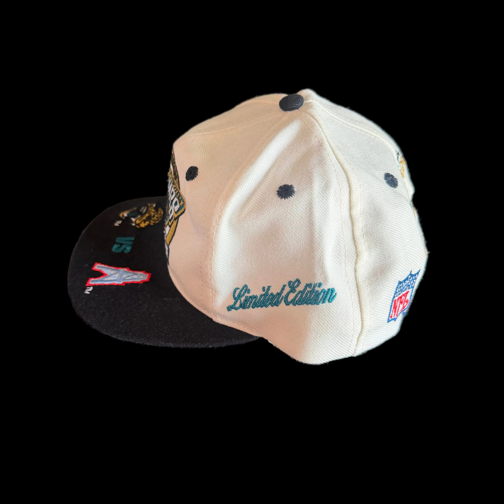 Vintage 1995 Logo Athletic Jags vs Oilers Inaugural Game Limited Edition Snapback
