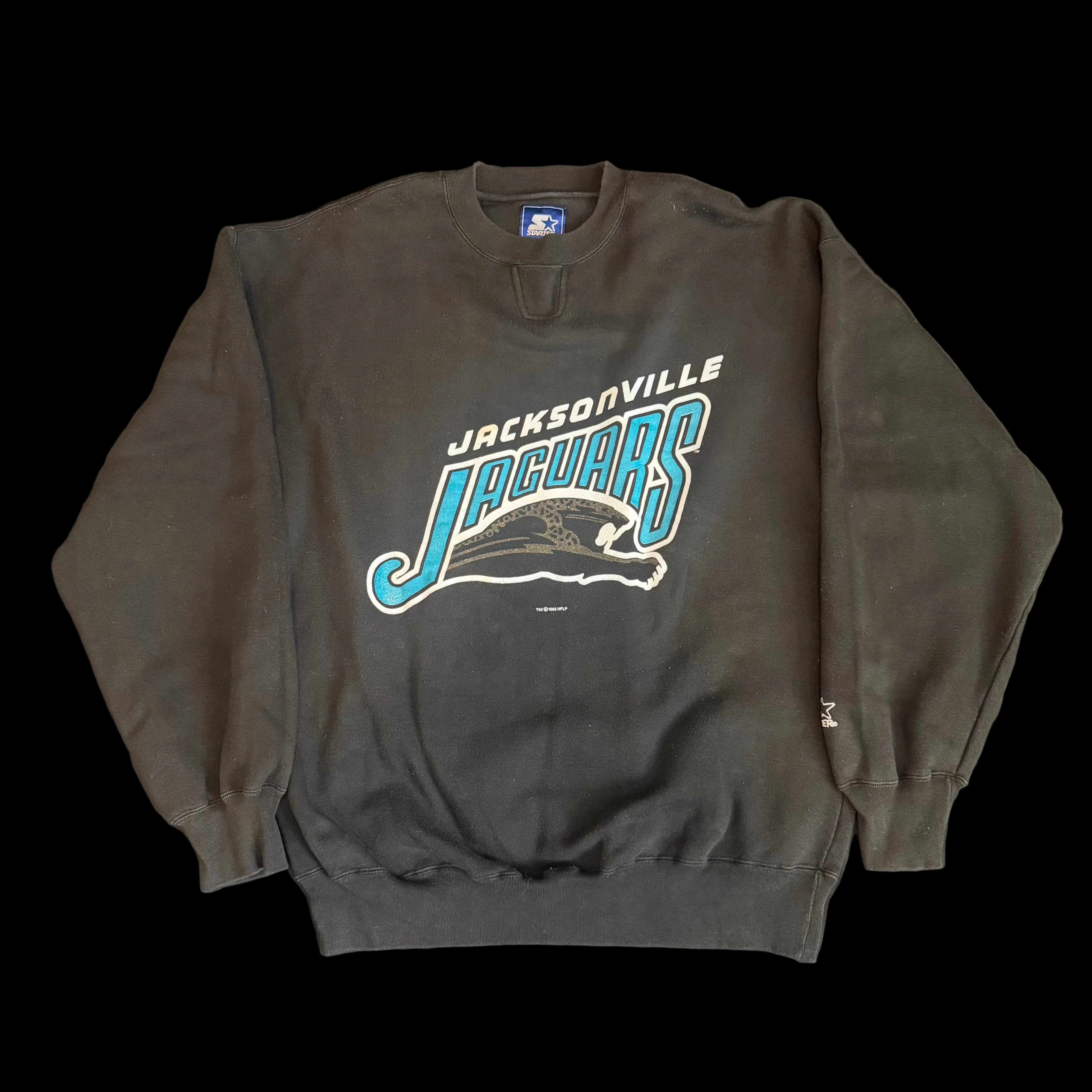 Vintage 1993 Jacksonville Jaguars Starter Crewneck Sweatshirt
