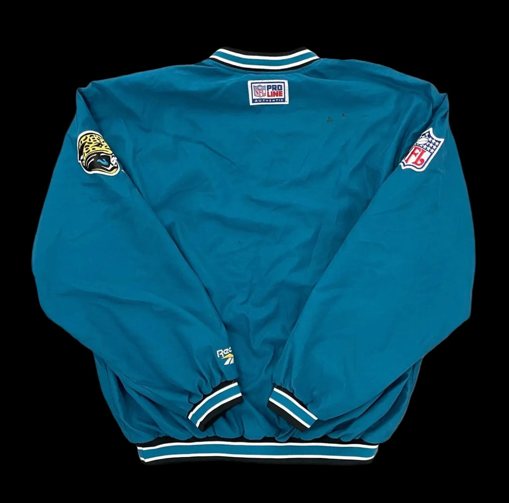 Vintage 90s Reebok NFL Pro Line Jacksonville Jaguars Pullover Jacket