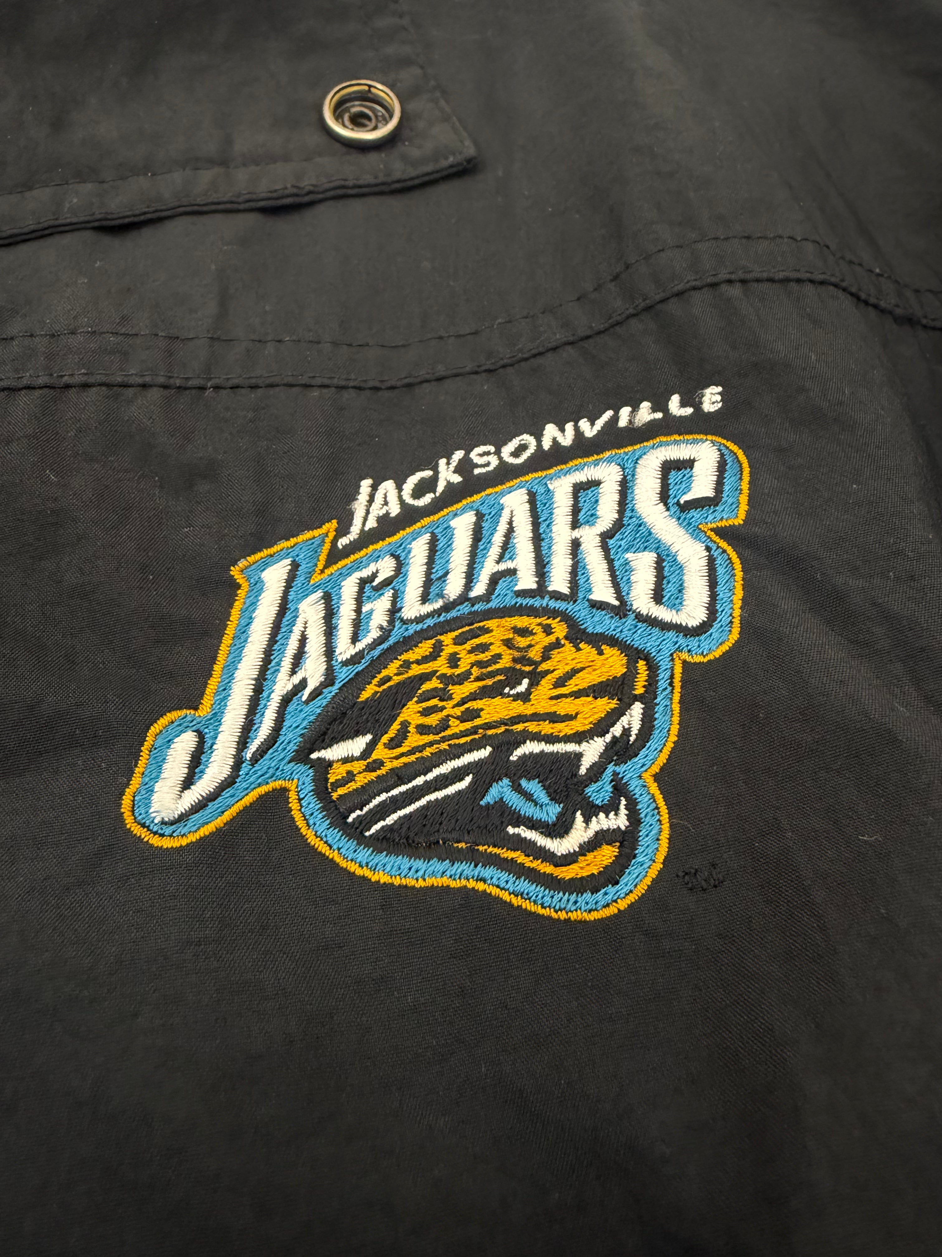 Vintage 90s Jacksonville Jaguars Antigua Golf Embroidered Nylon Windbreaker