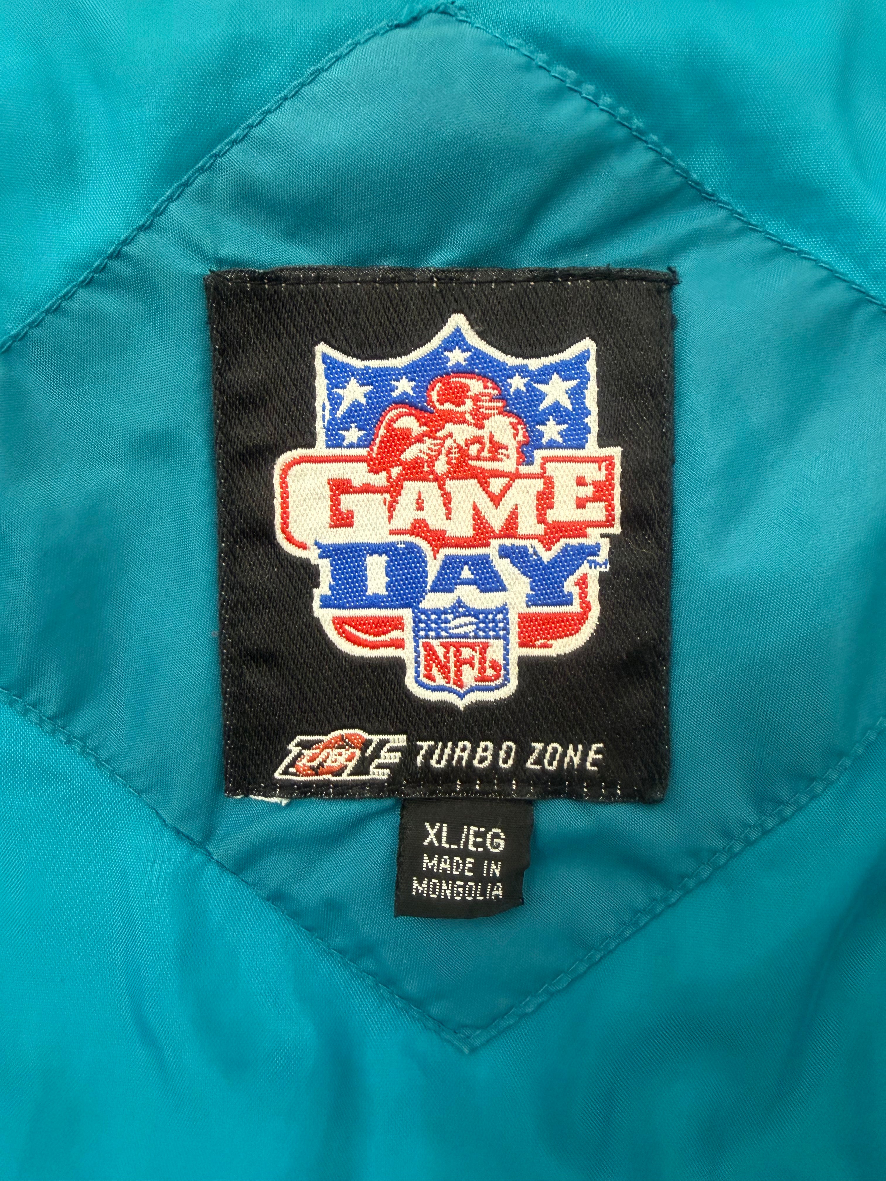 Vintage 90's GameDay NFL “Turbo Zone” Jacksonville Jaguars puffer jacket