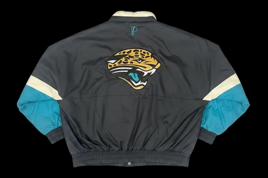 Vintage 90s Jacksonville Jaguars Pro Player NFL Experience Reversible Puffer Jacket