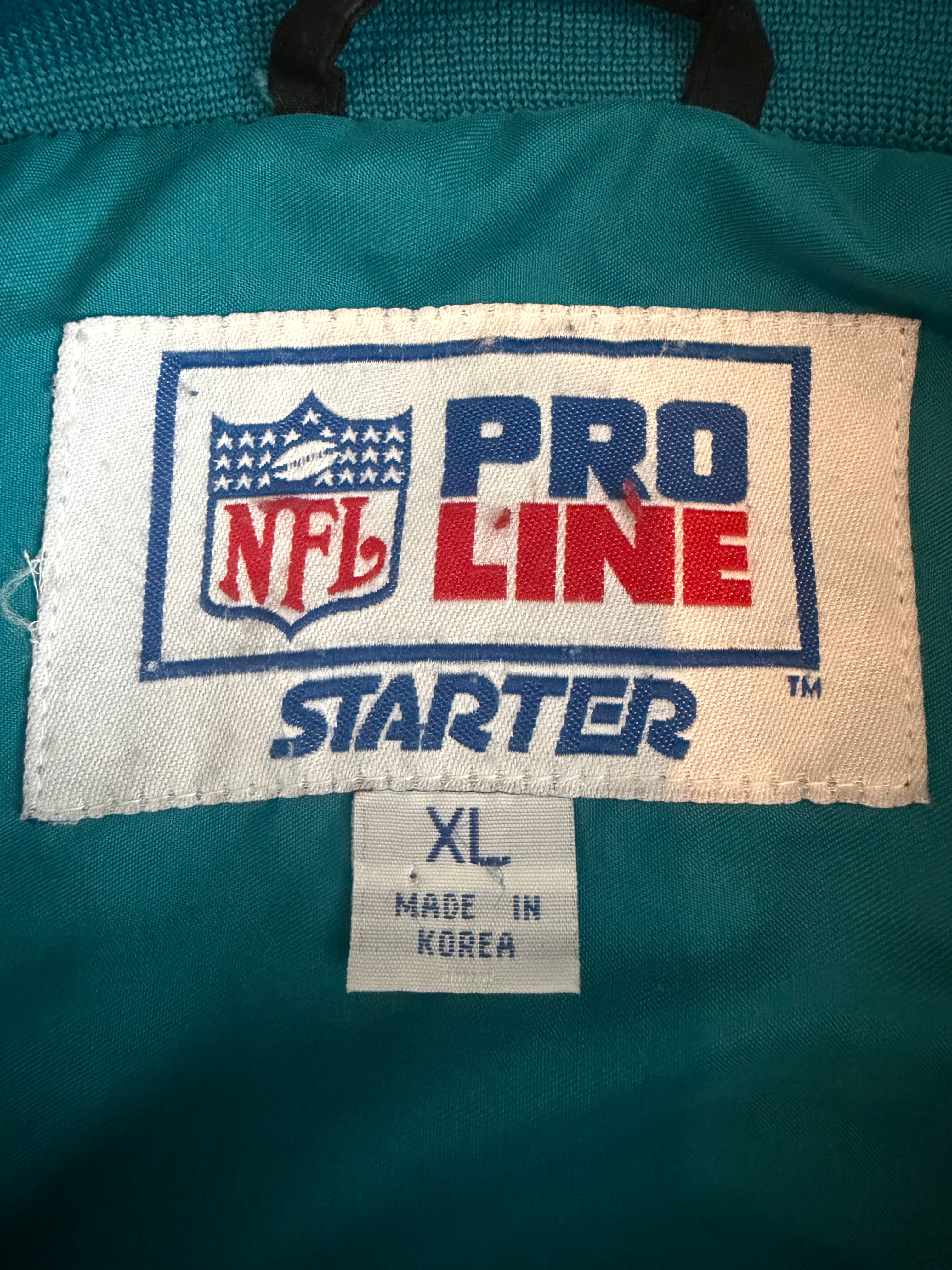 Vintage 90s Starter NFL Pro Line Jacksonville Jaguars half-zip pullover