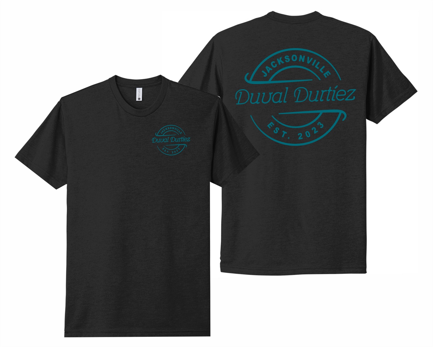 Duval Durtiez Original EST Black & Teal T-Shirt