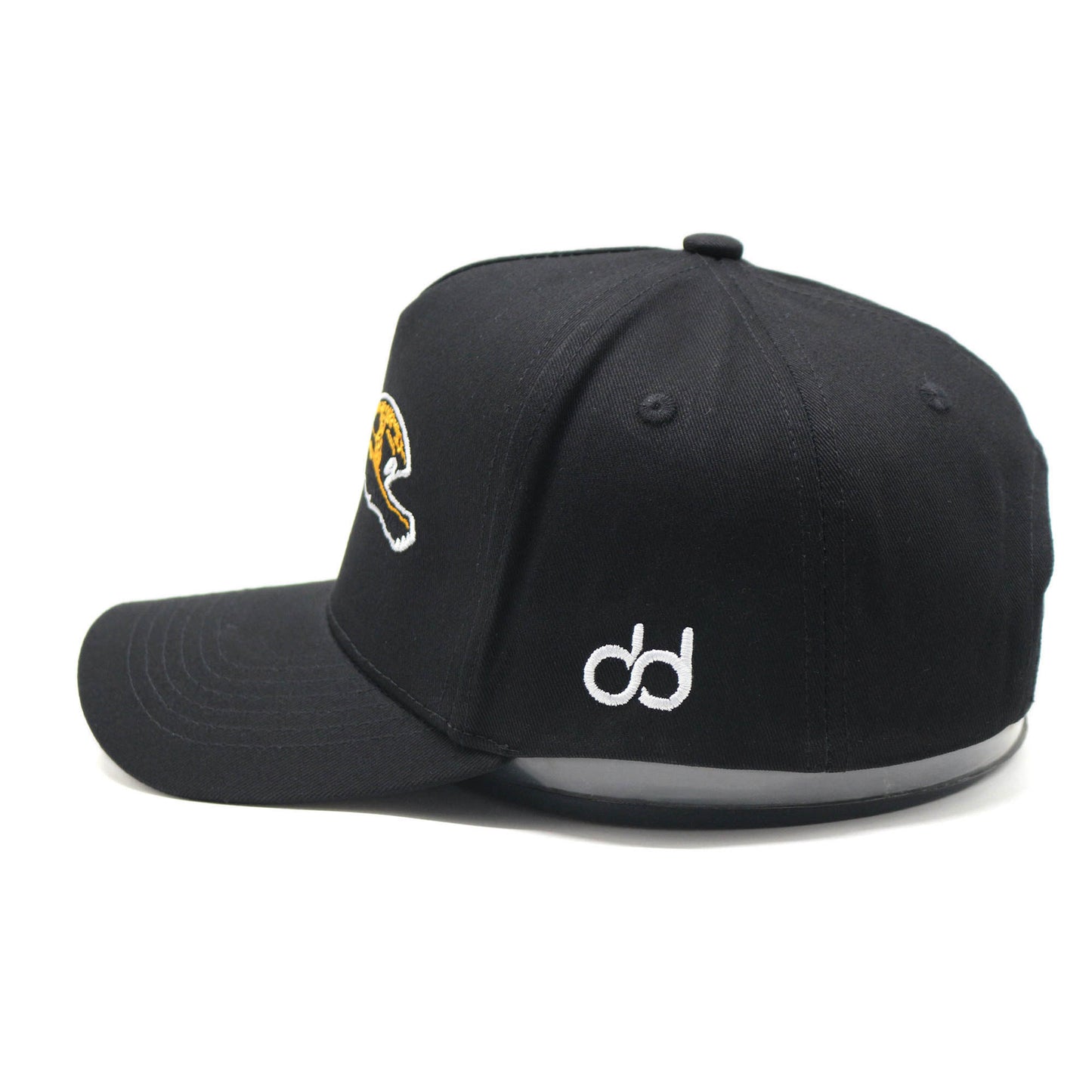 **Limited Edition** Duval Durtiez Jumping Jaguar Classic 5-Panel Essential Snapback Hat (Black)